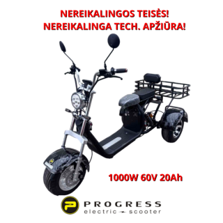 Elektrinis triratis CityCoco 1000W 60V 20Ah HSHT002J