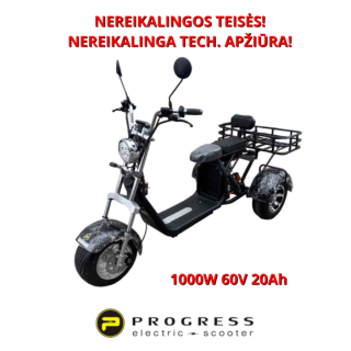 Elektrinis triratis CityCoco 1000W 60V 20Ah HSHT002JZ