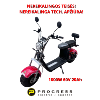 Elektrinis paspirtukas Citycoco 1000W 60V 20ah HSHT007R