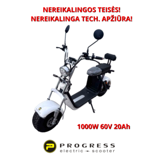 Elektrinis paspirtukas Citycoco 1000W 60V 20ah HSHT009W
