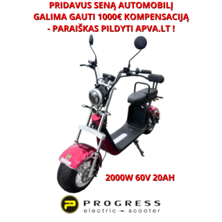 Elektrinis paspirtukas Citycoco 2000W 60V 20ah HSHT0092000WR