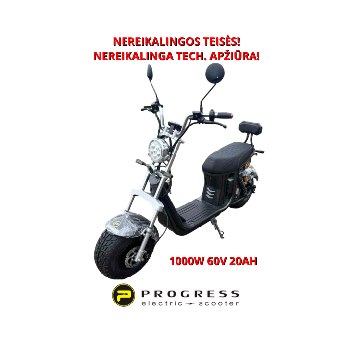 Elektrinis paspirtukas Citycoco 1000W 60V 20ah CK55502227C