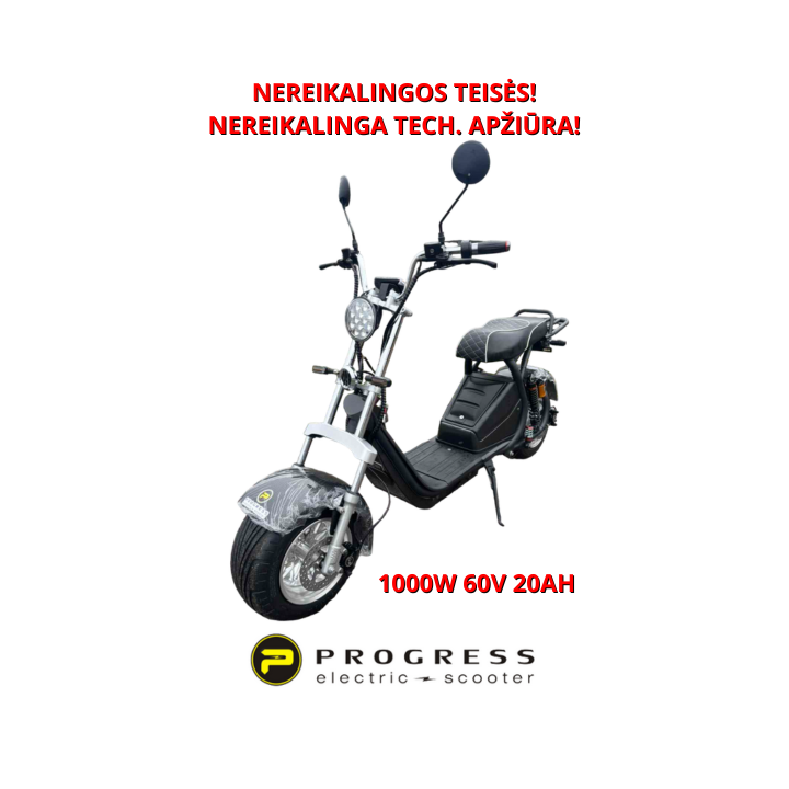 Elektrinis paspirtukas CityCoco 1000W 60V 20Ah CITY023C
