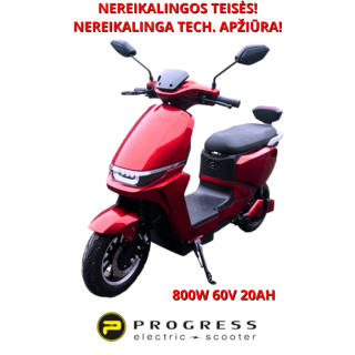 Elektrinis motoroleris Progress 800W 60V 20Ah BN010R