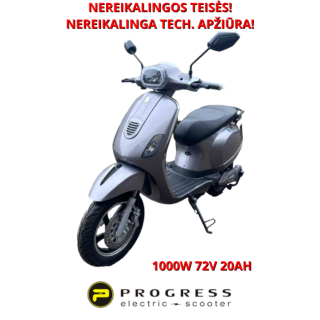 Elektrinis motoroleris Progress 1000W 72V 20Ah BN009P