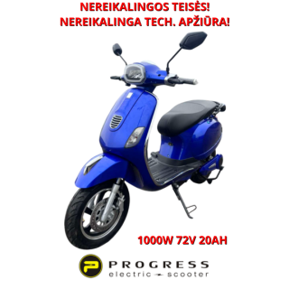 Elektrinis motoroleris Progress 1000W 72V 20Ah BN009M