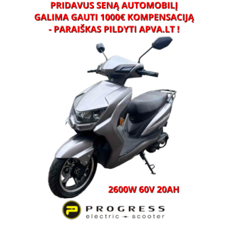 Elektrinis motoroleris Progress 2600W 60V 20Ah BN011P