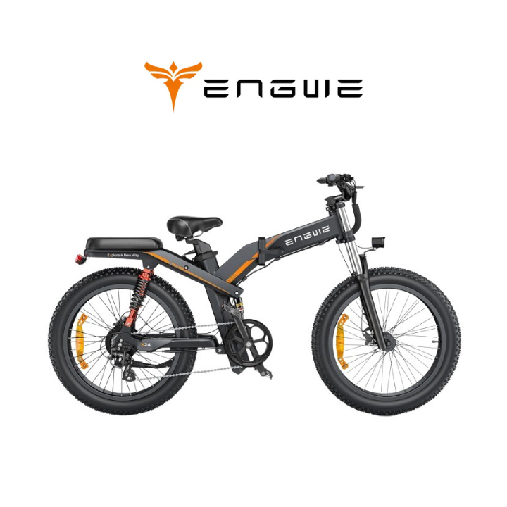 Elektrinis dviratis ENGWE X24 1000W 2 baterijos 48V 19.2Ah + 10Ah