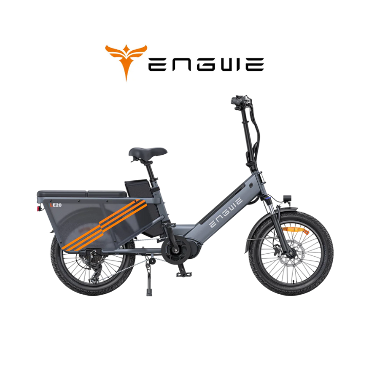 Elektrinis dviratis ENGWE LE20 250W 48V 19.2Ah Pilkas