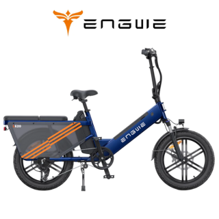 Elektrinis dviratis ENGWE LE20 250W 48V 2 BATERIJOS 19.2Ah+19.2Ah Mėlynas