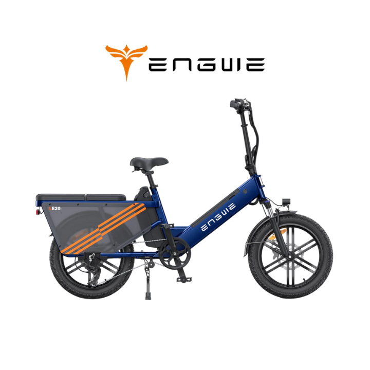 Elektrinis dviratis ENGWE LE20 250W 48V 2 BATERIJOS 19.2Ah+19.2Ah Mėlynas