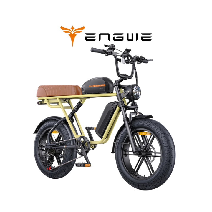 Elektrinis dviratis ENGWE M1 250W 48V 2 baterijos 15.6Ah+13Ah Geltonas