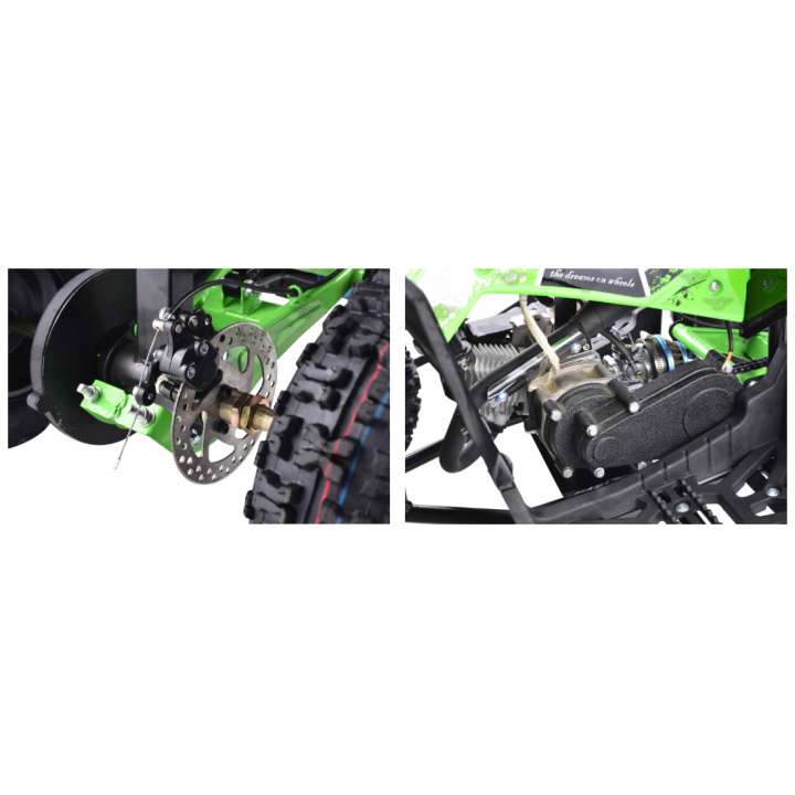 Vaikiškas benzininis keturratis ATV-3A  49CC