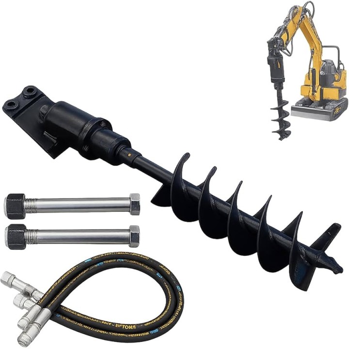 Hidraulinis grąžtas 250mm mini ekskavatoriui