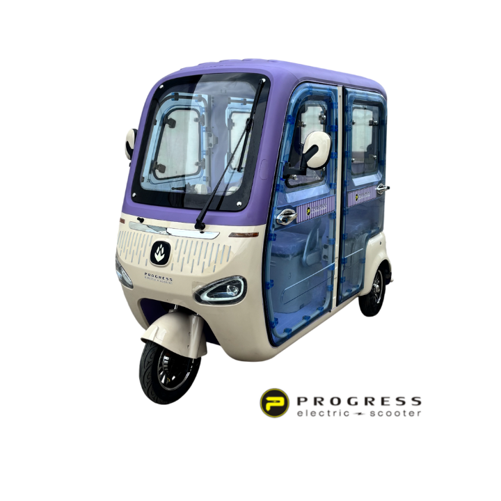Elektrinis triratis Progress su stogu ir durimis 950W 60V 20Ah PRG2