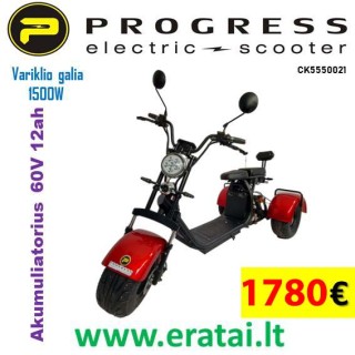Elektrinis paspirtukas Citycoco 3000W 60V 20ah CK55530023